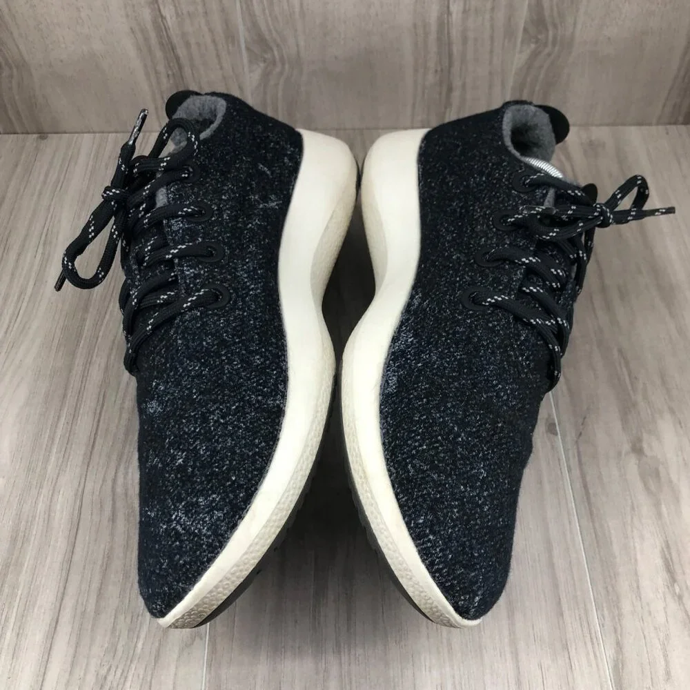 Allbirds Sneakers Mens 12 Wool Runner Mizzles Blue Wool Lace Up Shoes
